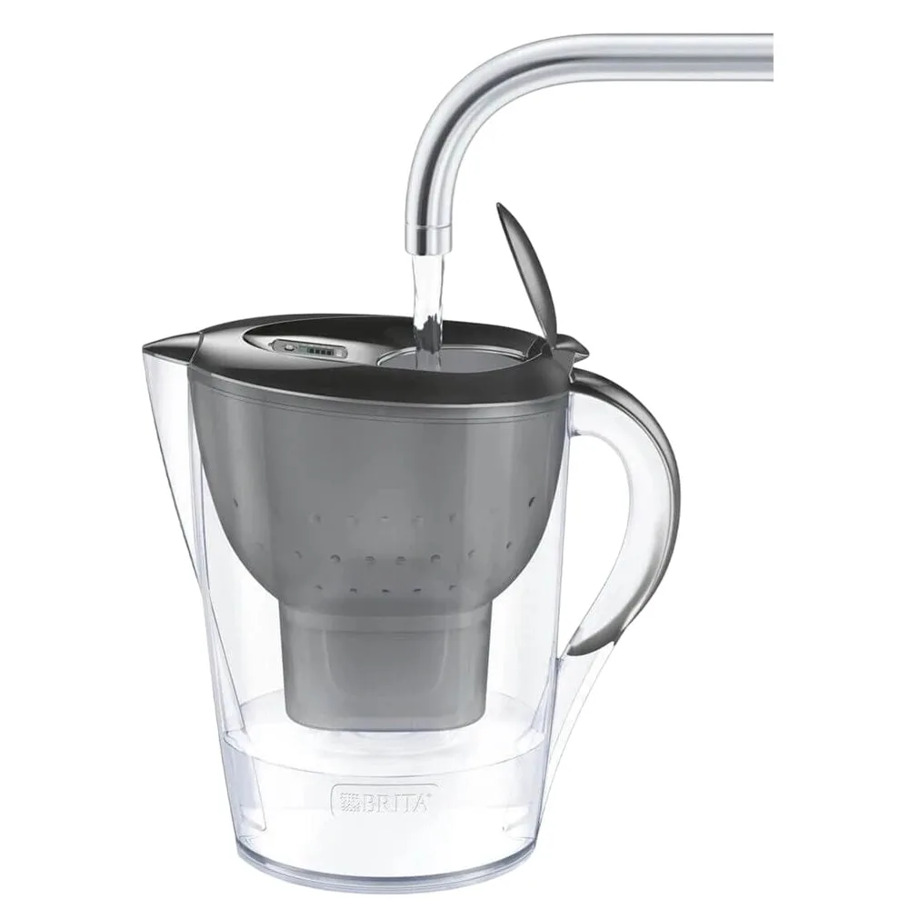 Фильтровальный кувшин Brita Marella XL Memo MXPro 35л (2л очищенной воды) с картриджем для фильтрации, серый