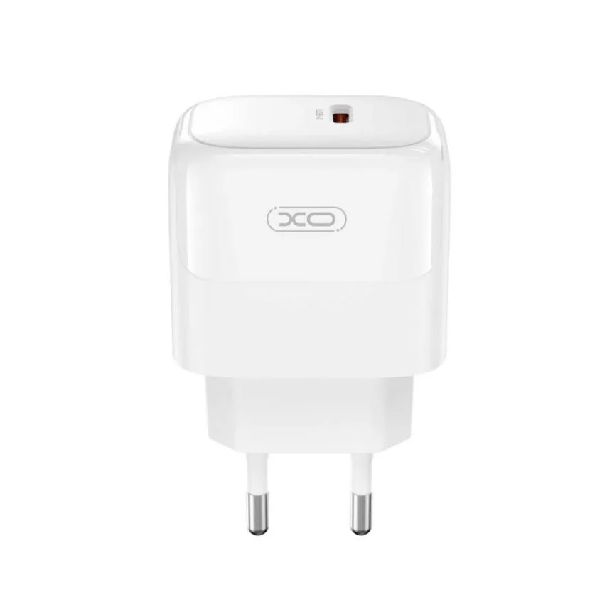Сетевое зарядное устройство XO Type-C 20W белое