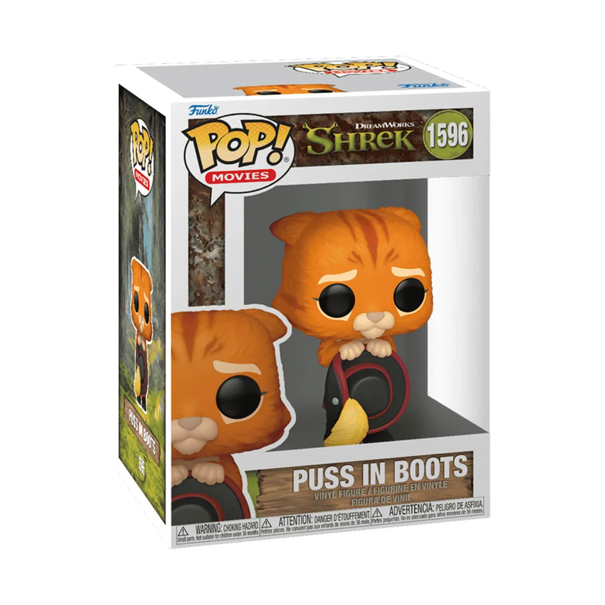 Ігрова фігурка Funko вінілова 6х5,5х11,4 см Кіт у чоботях Шрек