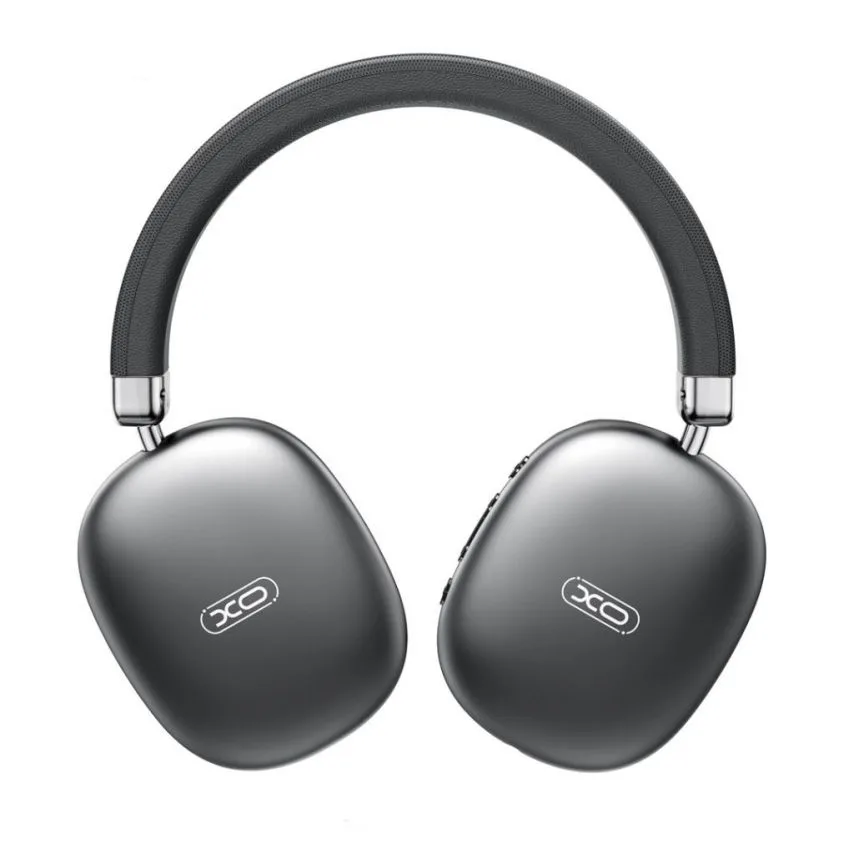 Наушники Bluetooth XO из кожзама 40мм черные