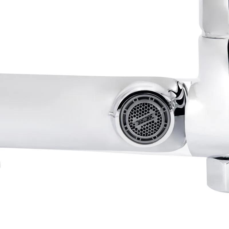 Смеситель для ванны Qtap 260 поворотный однорычажный латунь хром 210х204х102 мм