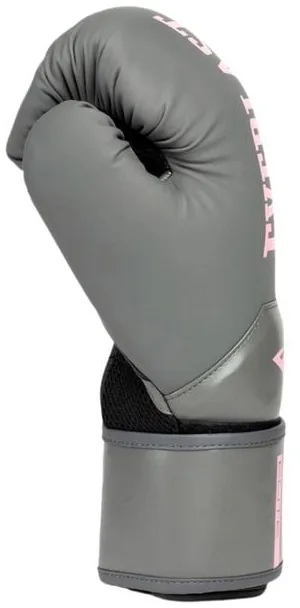 Боксерські рукавиці Everlast 12 унцій сірі рожеві нітрил-бутадієн-каучук поліуретан поліестер
