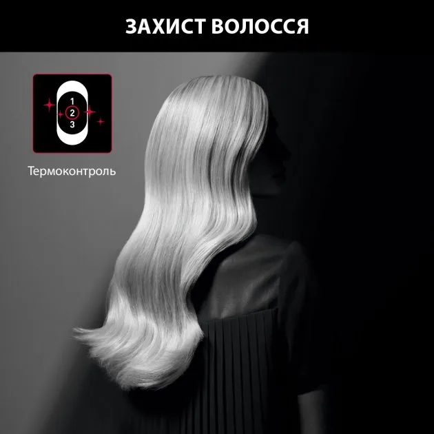 Фен Rowenta 2100 Вт чорний із іонізацією та дифузором