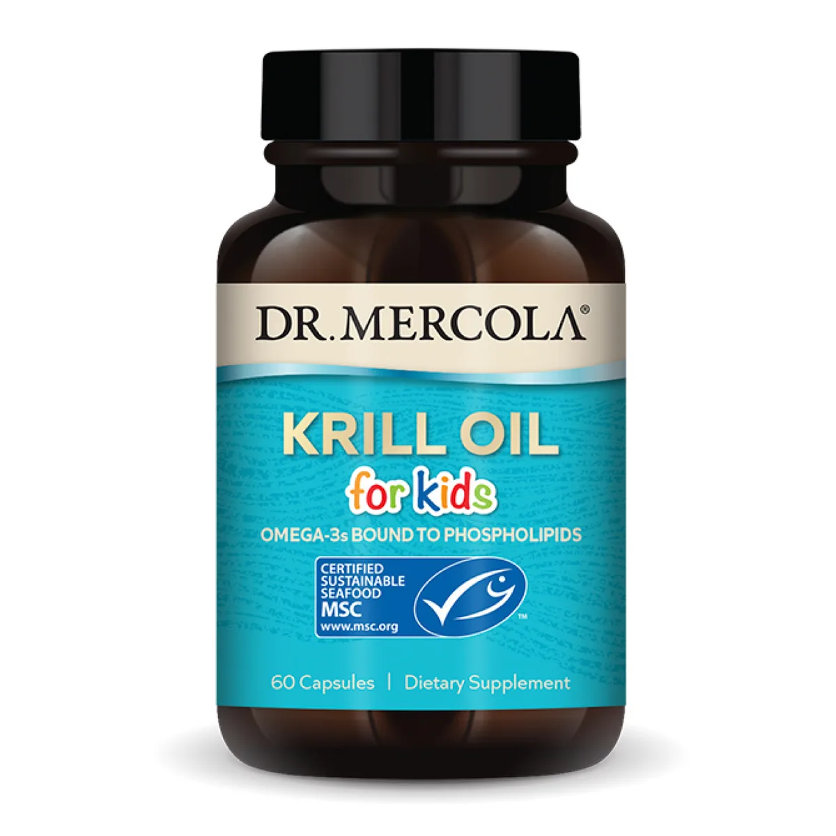 Крилеве масло для дітей Dr. Mercola 60 капсул Рибний желатин Оливкова олія