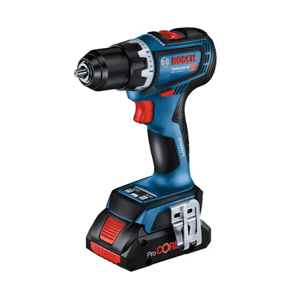 Акумуляторний шурупокрут-дриль Bosch Professional 18В 5А·год ударний потужний інструмент для монтажу та ремонту