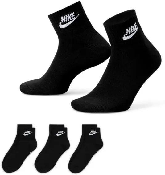 Шкарпетки Nike поліестер унісекс 38-42 чорні