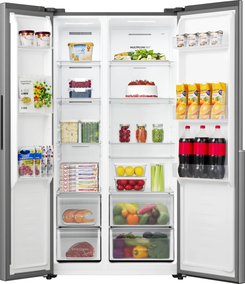 Холодильник Gorenje нержавеющая сталь 179х62х91 см 544 л A+ NoFrost+