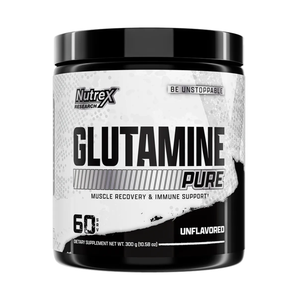Nutrex Glutamine Drive Black L-глутамін 300 г безсмаковий