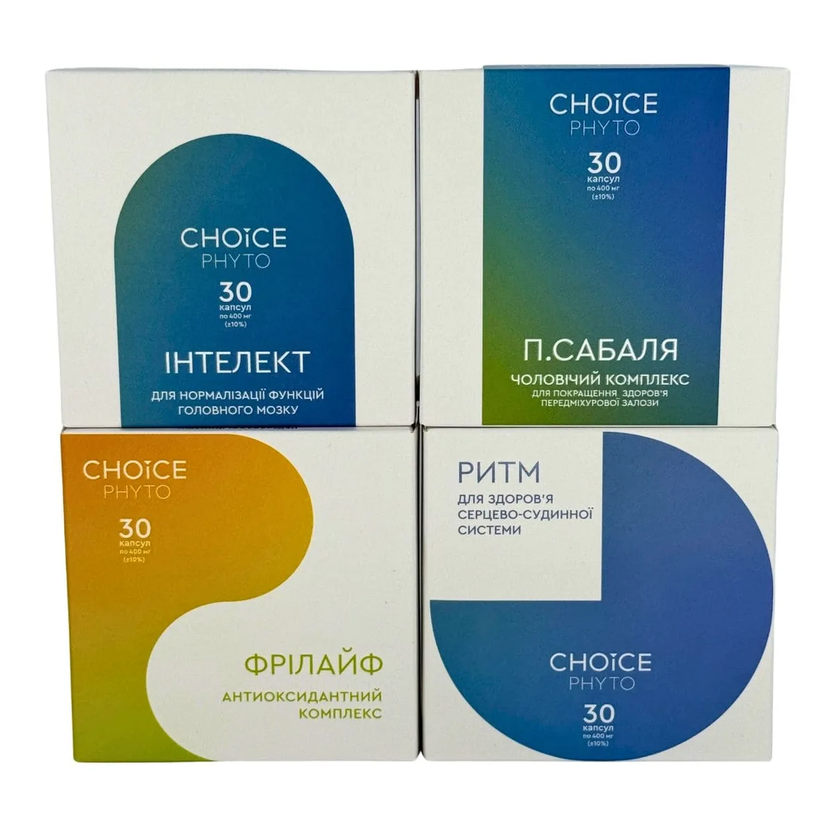 Choice Програма для чоловічого здоров'я 40+ (П.Сабаля, Інтелект, Ритм, Фрілайф) Чойс
