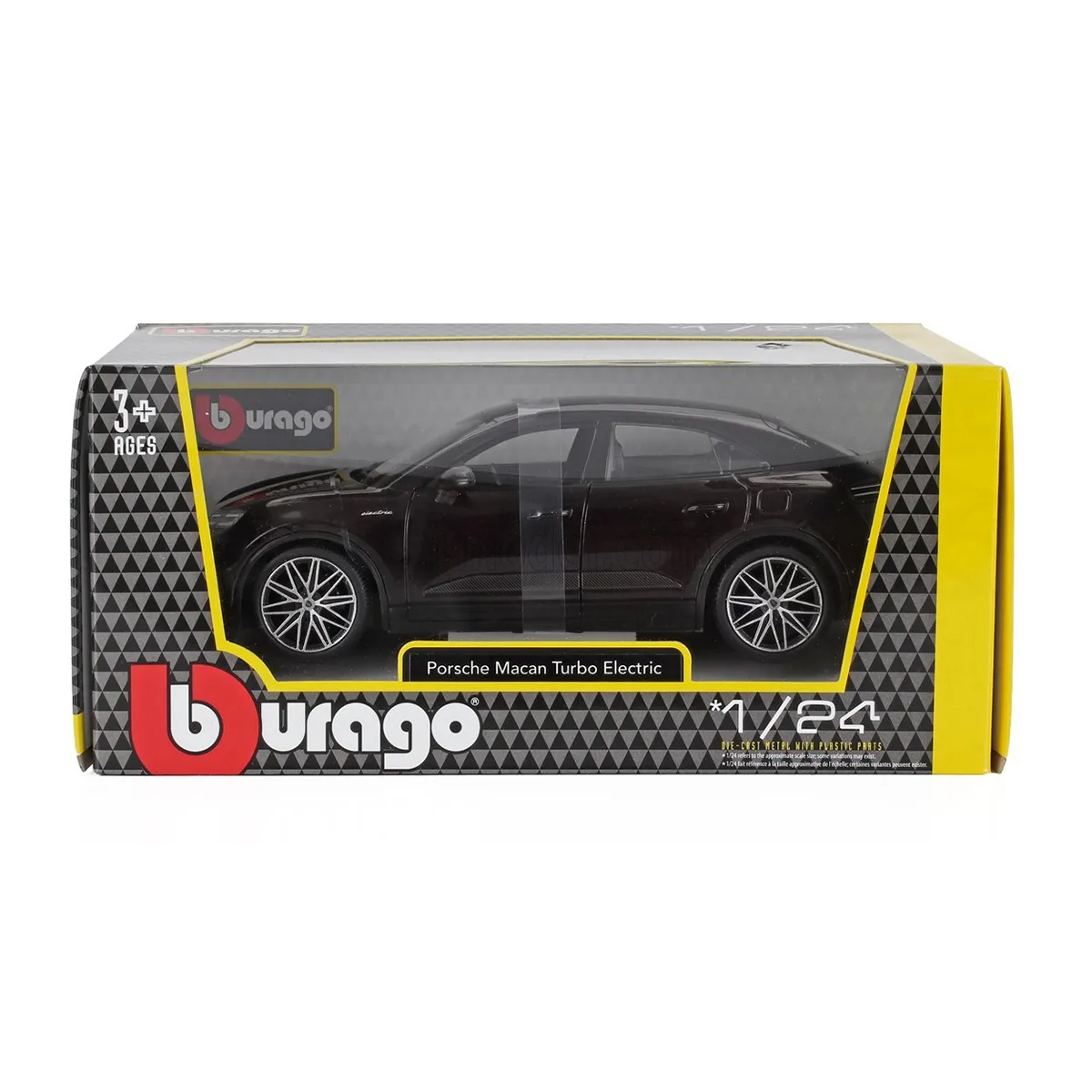 Автомодель Bburago метал чорний 1:24