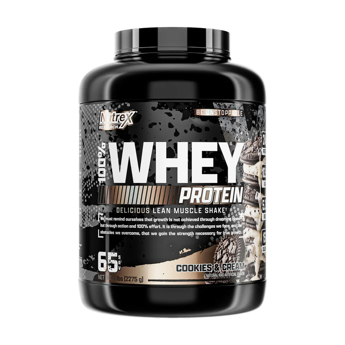 Протеїновий порошок Nutrex Whey 2275 г Печиво та крем