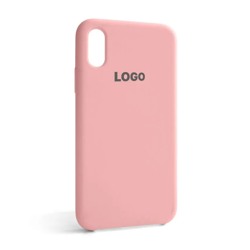 Чохол Silicone Case Apple силікон  для iPhone X Xs рожевий