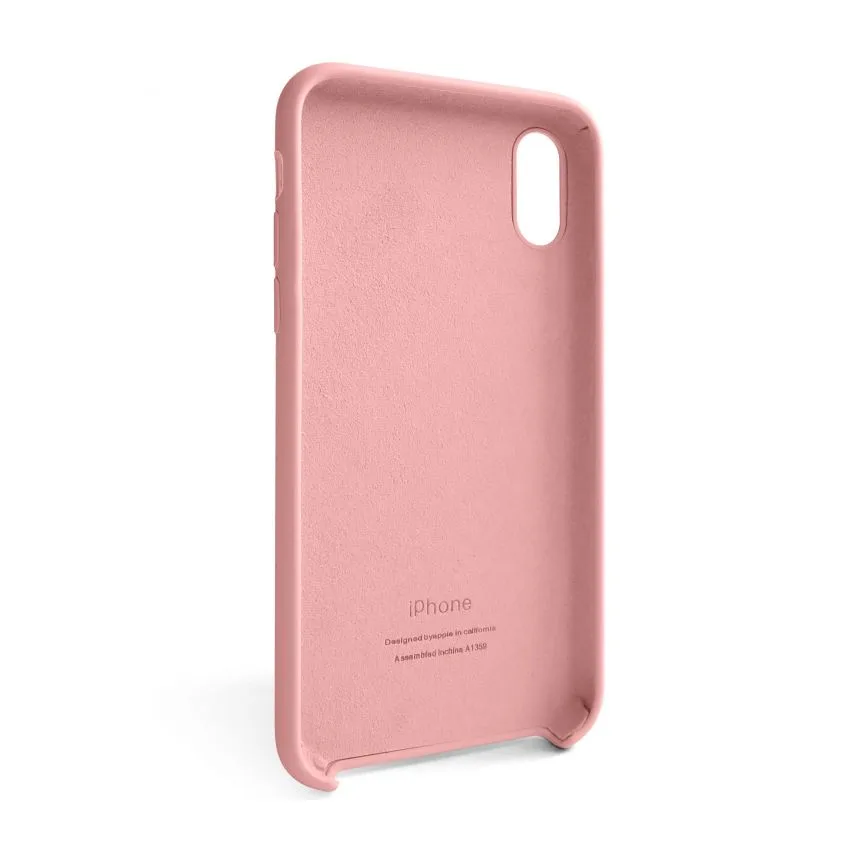 Чохол Silicone Case Apple силікон  для iPhone X Xs рожевий