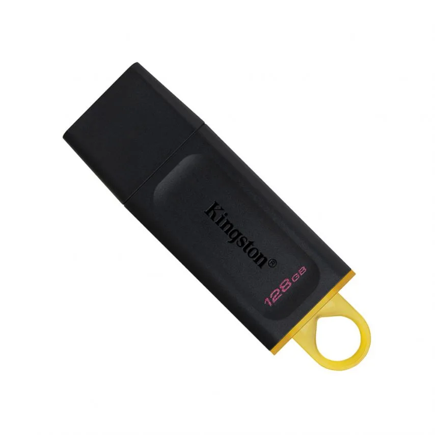 Флеш-пам'ять USB Kingston 128Гб пластик чорний/жовтий USB 3.2