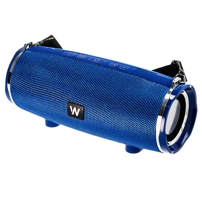 Портативная колонка WALKER Bluetooth 7Вт 66мм 2400мАч синяя