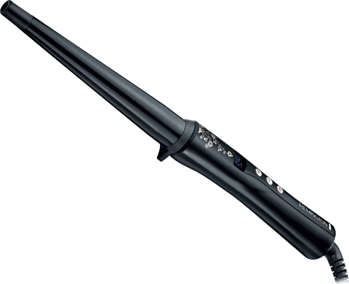 Плойка Remington Pearl Tong, потужність понад 300 Вт, діаметр 32 мм, температурний діапазон 130-210°C, з дисплеєм, керамікове покр