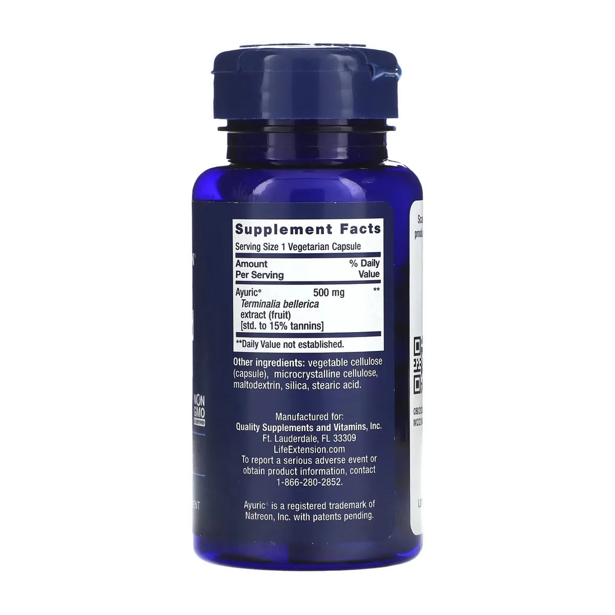 Uric Acid Control Life Extension вегетарианские капсулы 60 шт без глютена без ГМО