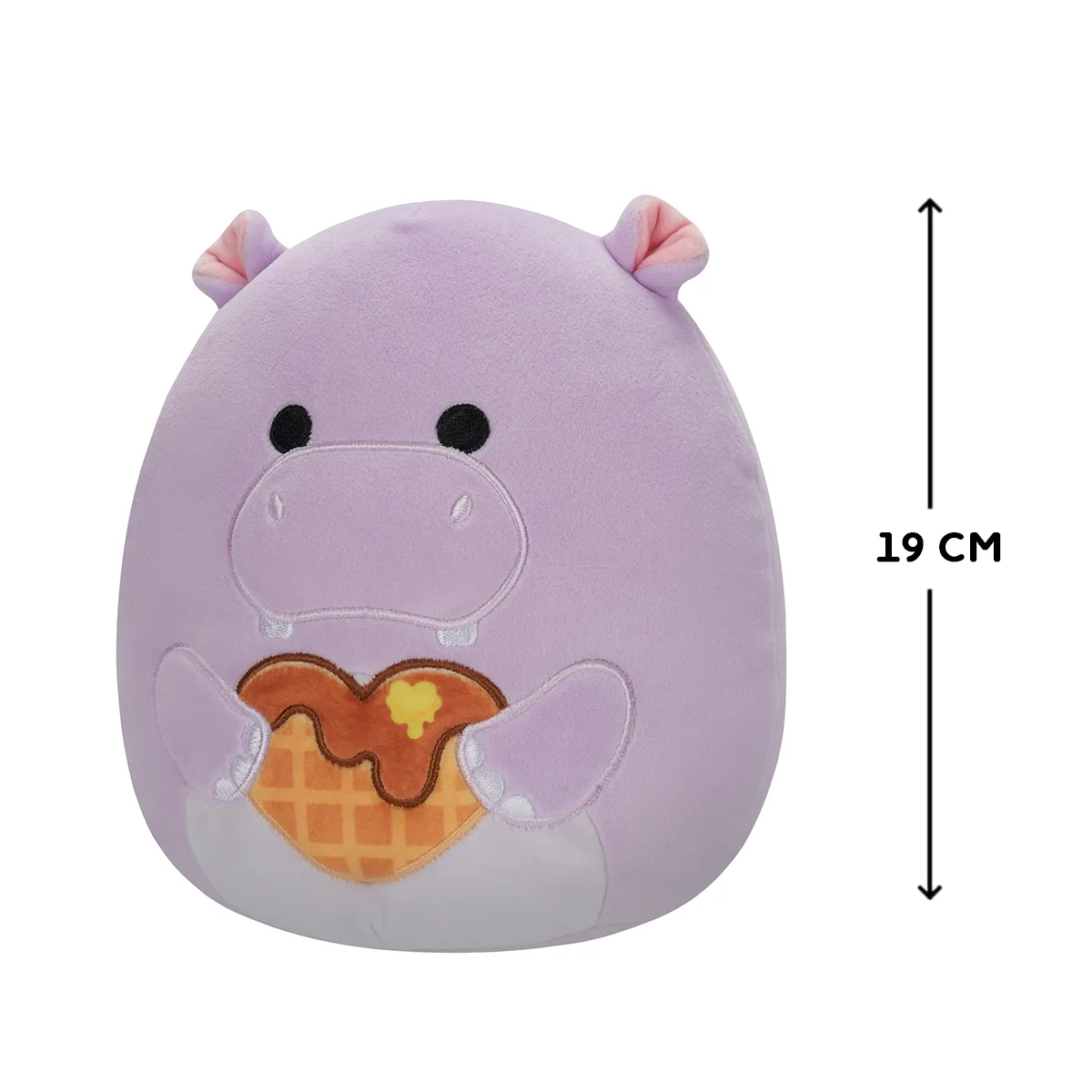 М'яка іграшка Squishmallows поліестер 19 см Бегемот Ханна