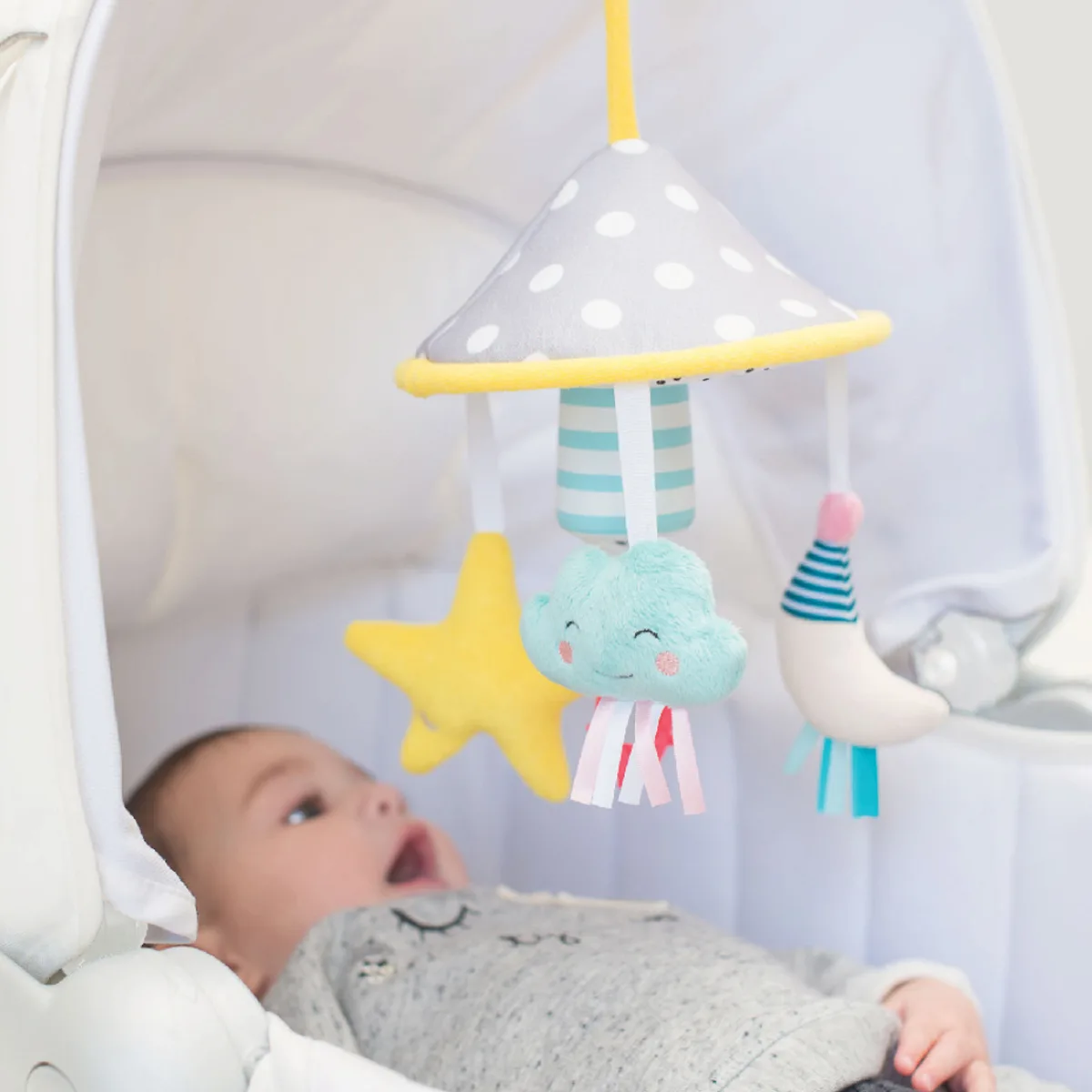 Міні-мобіль для коляски Taf Toys комбіновані матеріали 17,7х38,5х17,7 см