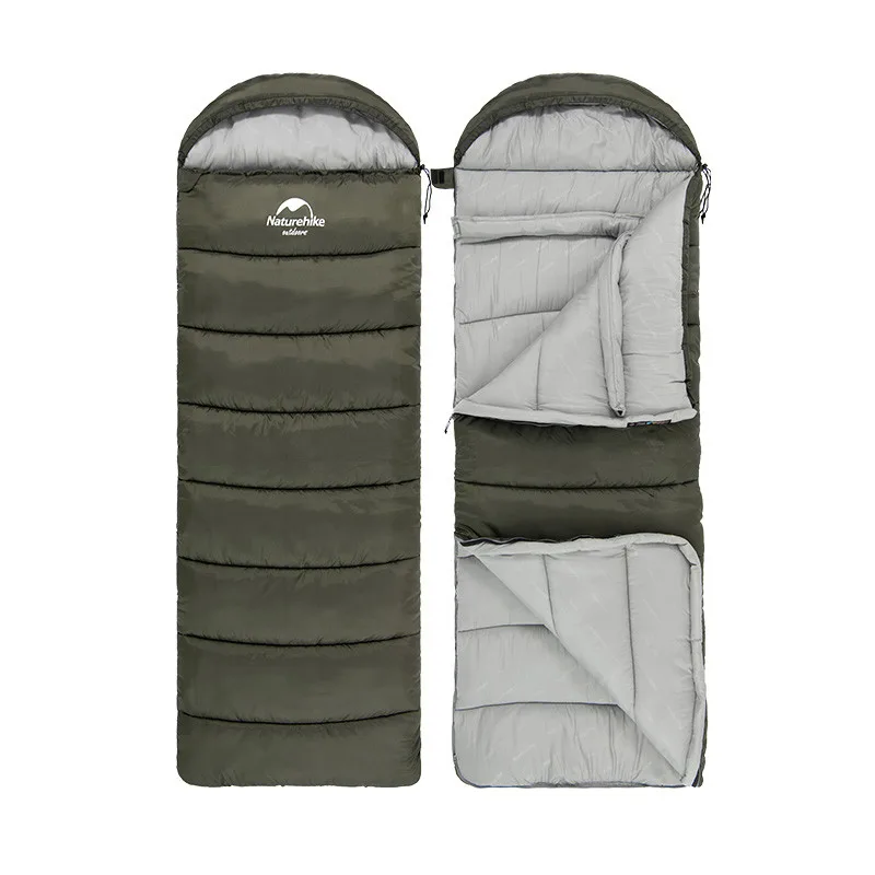 Спальник Naturehike поліестер 190Т 220х75 см темно-зелений