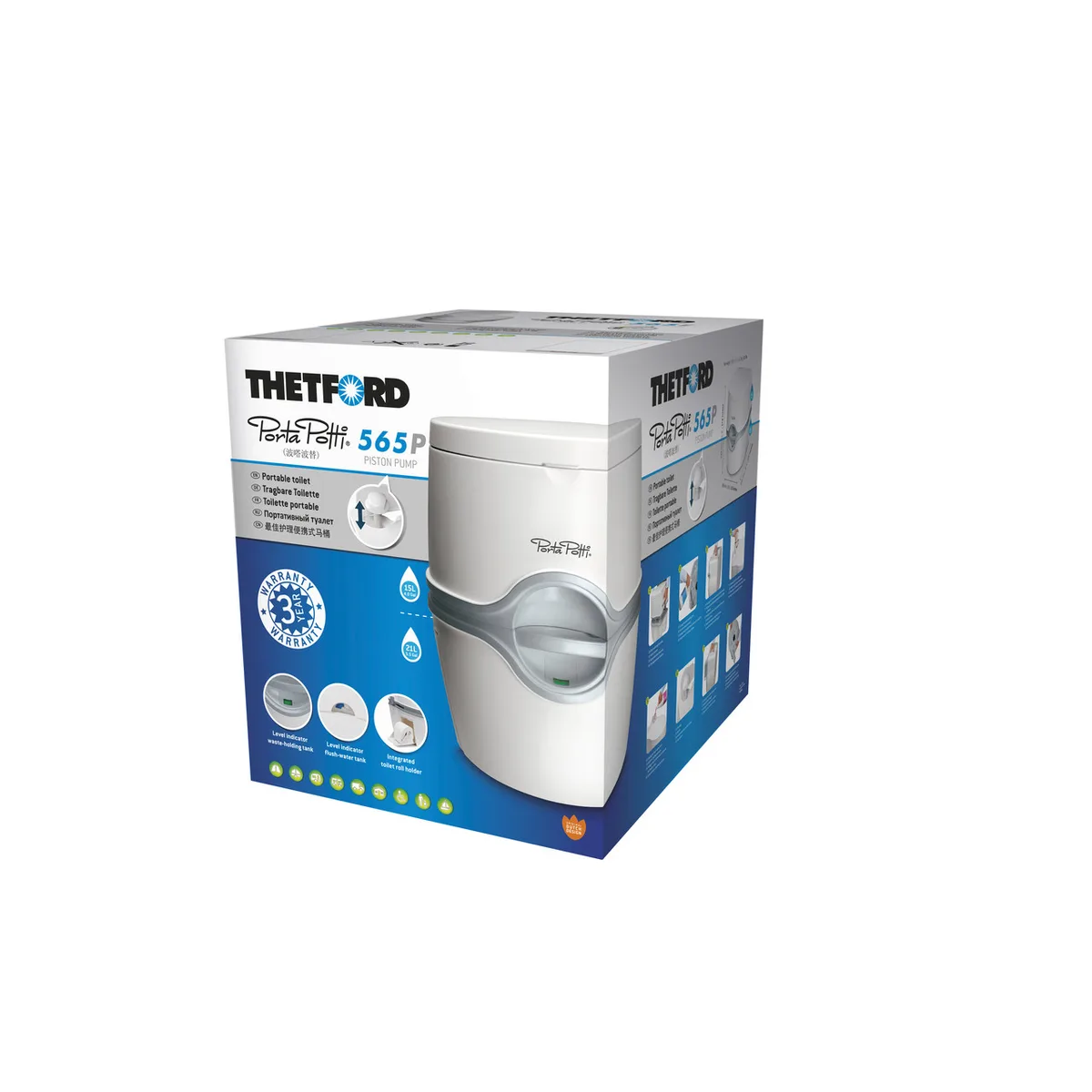 Біотуалет Thetford Porta Potti Excellence 565P Пластик 45 см Білий