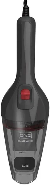 Автомобільний пилосос Black & Decker Сухий контейнер 0,37 л сірий