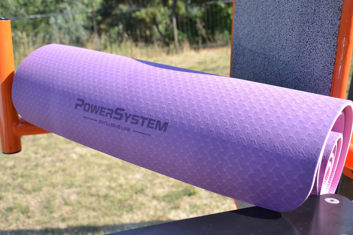 Килимок для йоги Active Point ТПЕ 183х61 см Фіолетовий