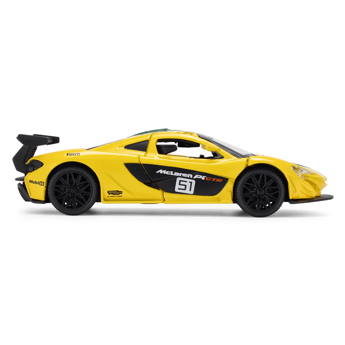 Автомодель TechnoDrive метал 1:24 жовта