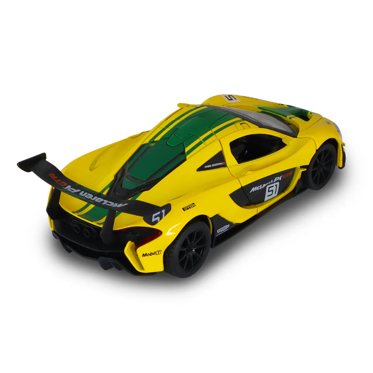 Автомодель TechnoDrive метал 1:24 жовта