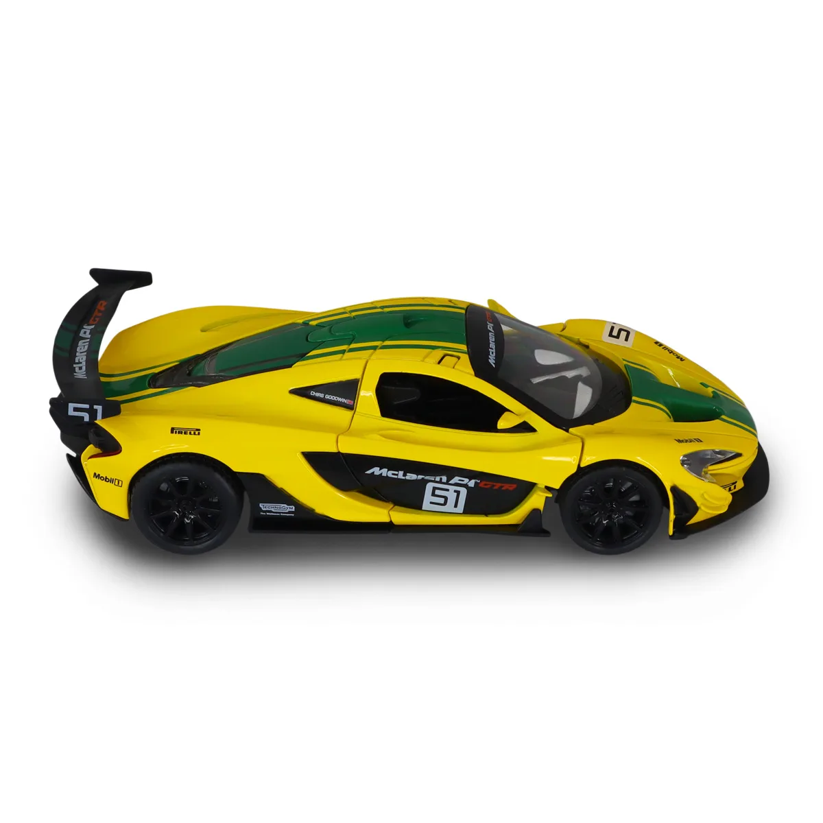 Автомодель TechnoDrive метал 1:24 жовта