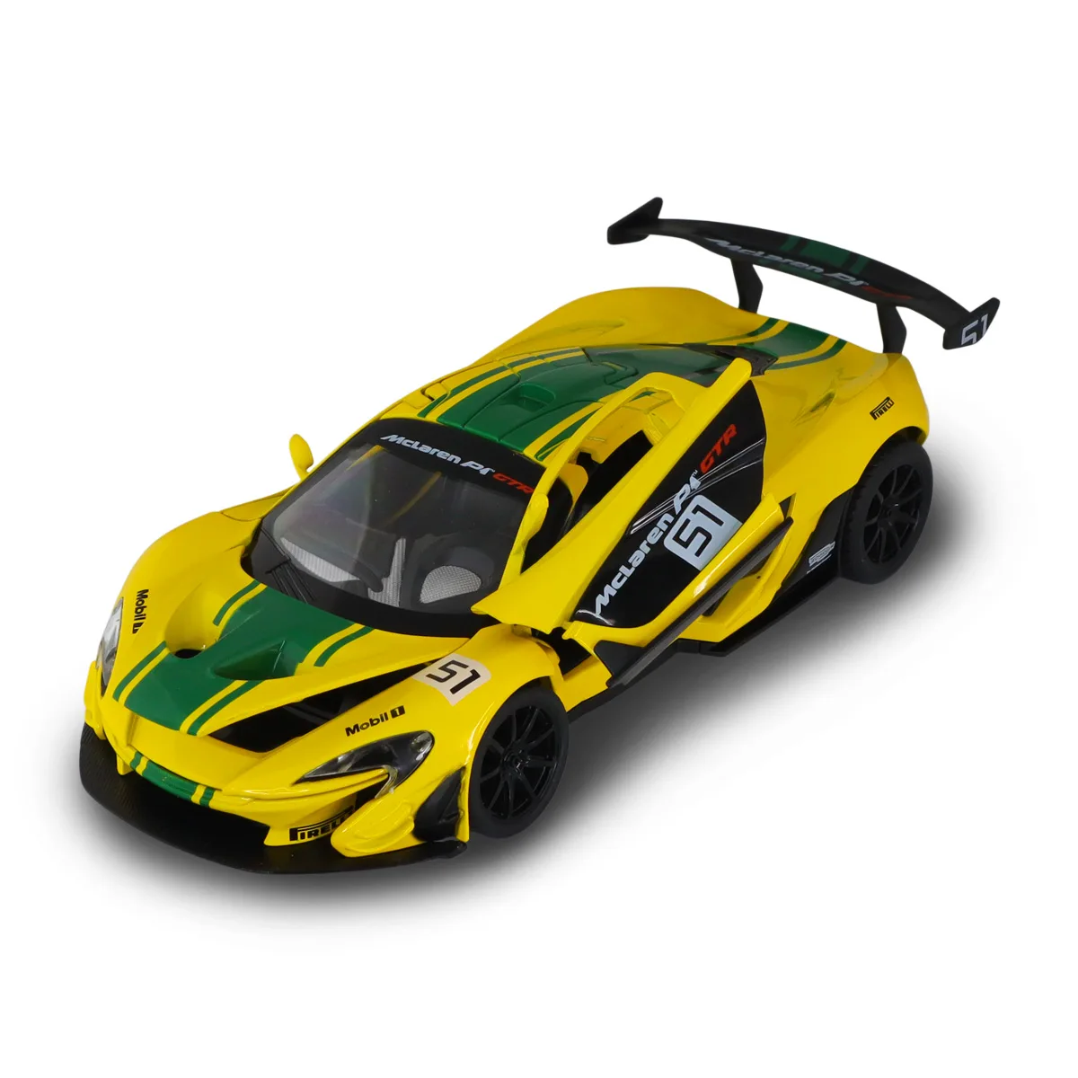Автомодель TechnoDrive метал 1:24 жовта