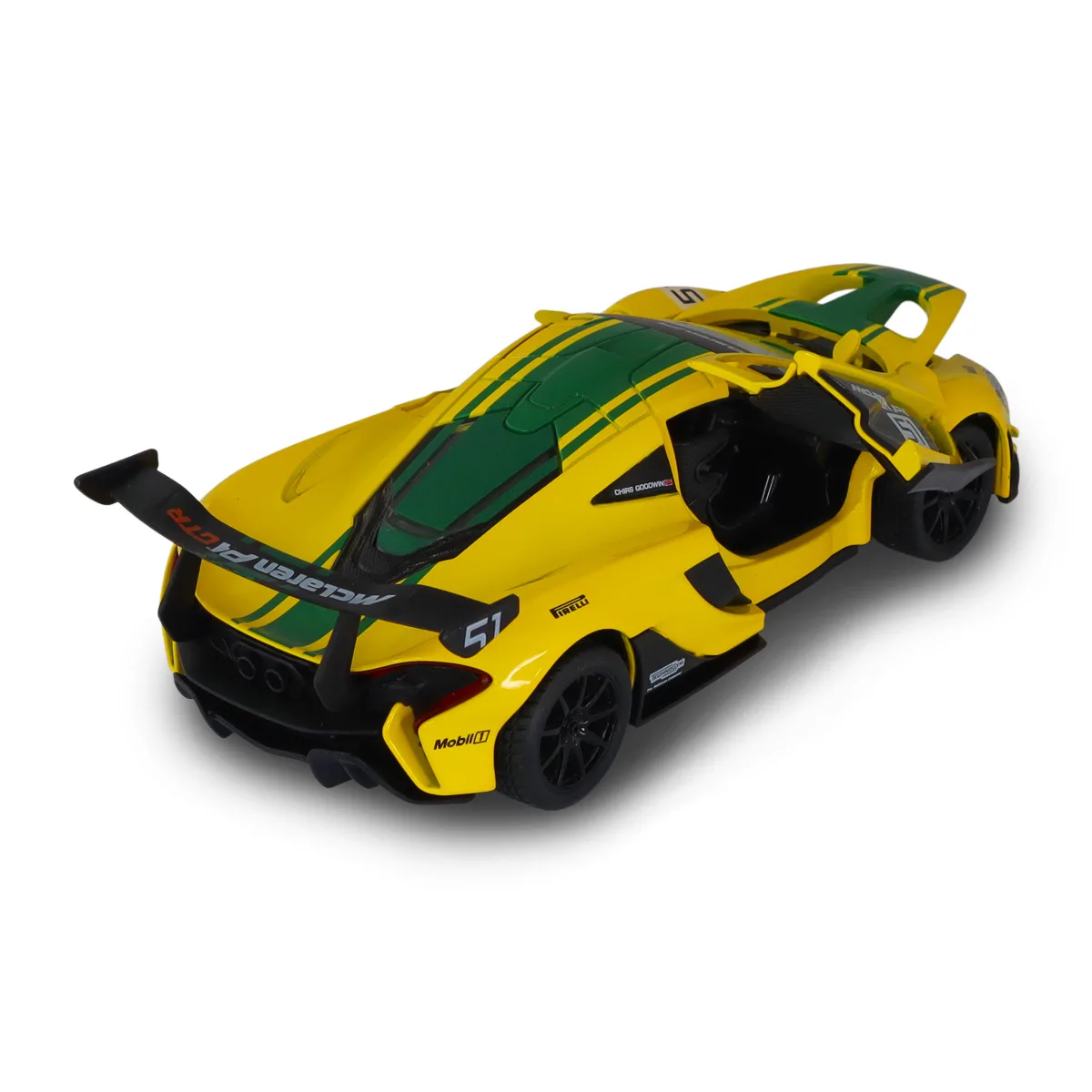 Автомодель TechnoDrive метал 1:24 жовта