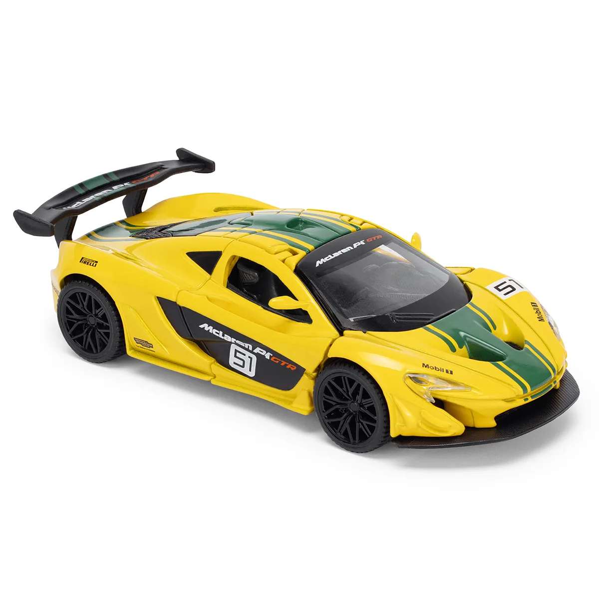 Автомодель TechnoDrive метал 1:24 жовта