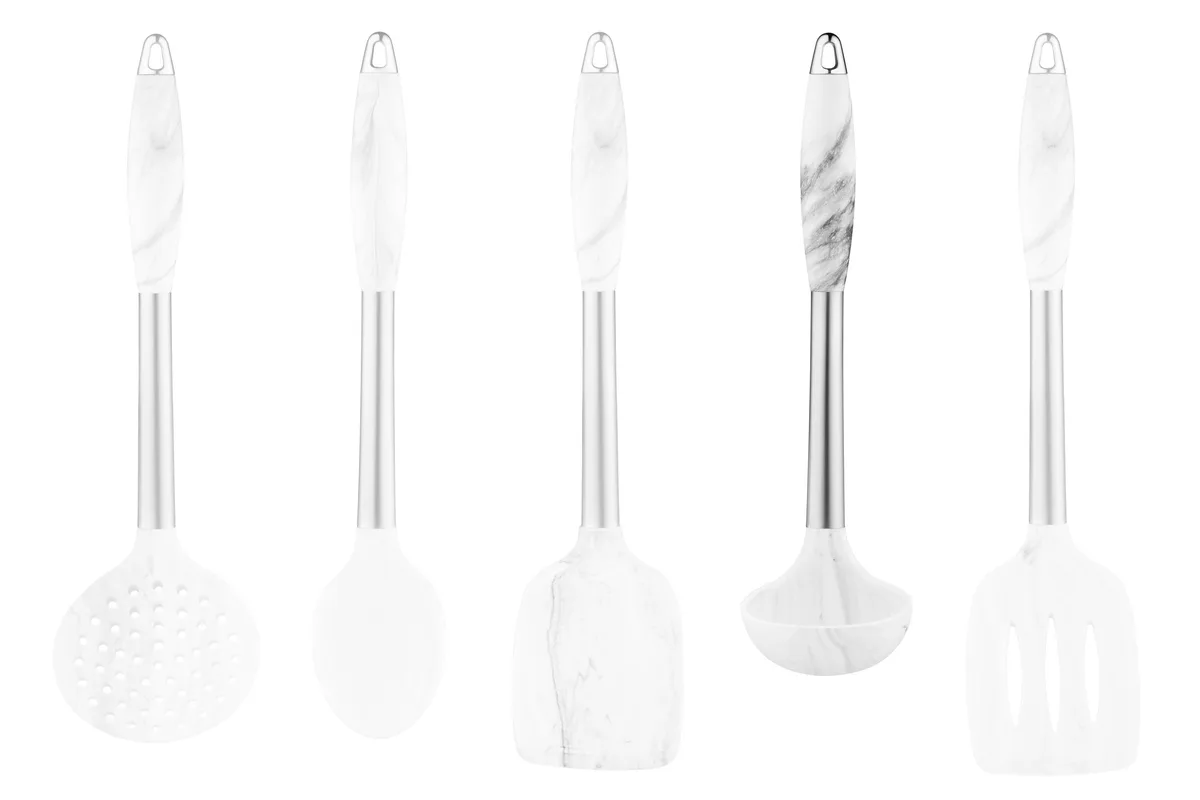 Лопатка ARDESTO Gemini Marble, 30 см, силикон, нержавеющая сталь.