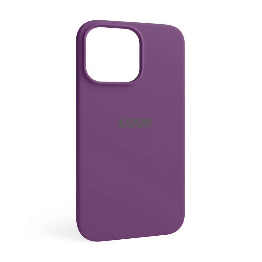 Чохол силіконовий для Apple iPhone 15 Pro Max фіолетовий
