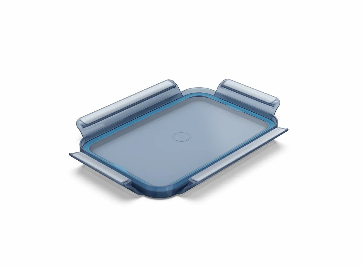Контейнер Tefal Master Seal Eco 0,8л прямоугольный, пластиковый, прозрачный, голубого цвета