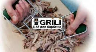 Когти для мяса Big Green Egg нержавеющая сталь 2 шт металл зеленый