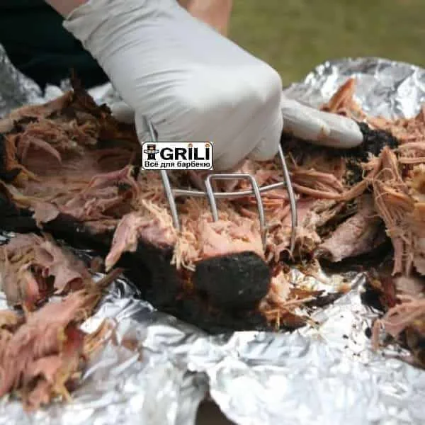 Когти для мяса Big Green Egg нержавеющая сталь 2 шт металл зеленый