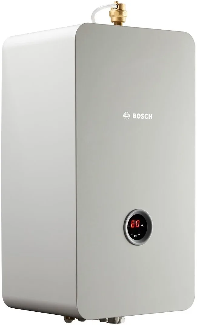 Електричний котел Bosch Tronic Heat 3500, одноконтурний, потужність 9 кВт, 220В/380В, з вбудованим насосом.