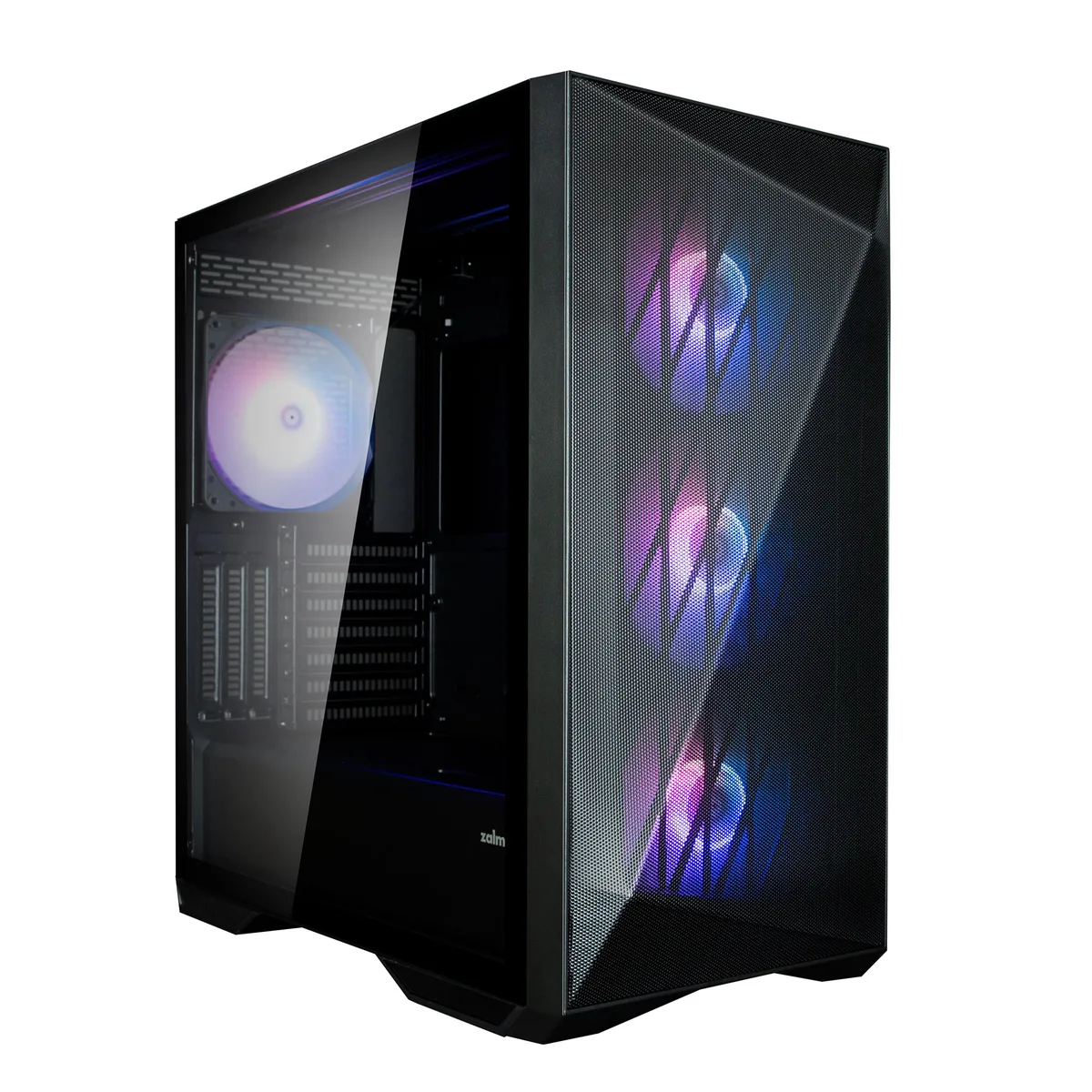 Корпус Zalman Mid Tower чорний 4 вентилятори ARGB для E-ATX ATX mini-ITX micro-ATX