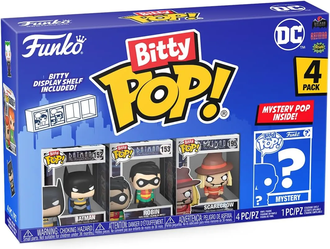 Подарочный набор Funko POP (Bitty): DC - Batman 4PK