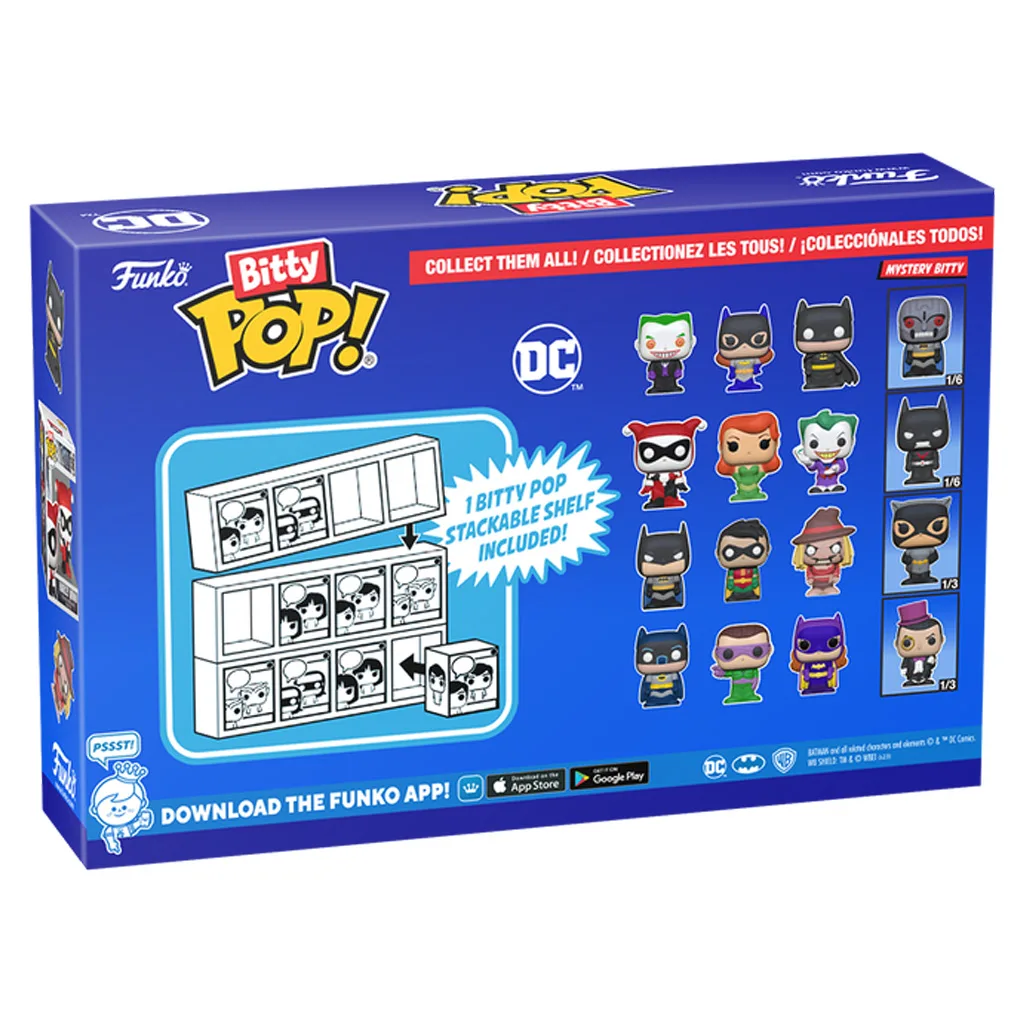 Подарочный набор Funko POP (Bitty): DC - Batman 4PK