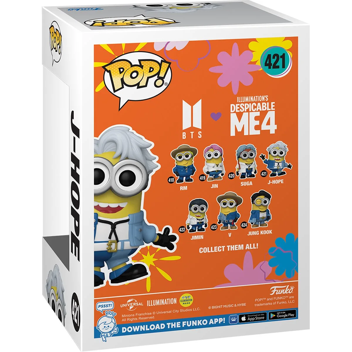 Фигурка Funko POP Rocks: Minions X BTS - J-Hope