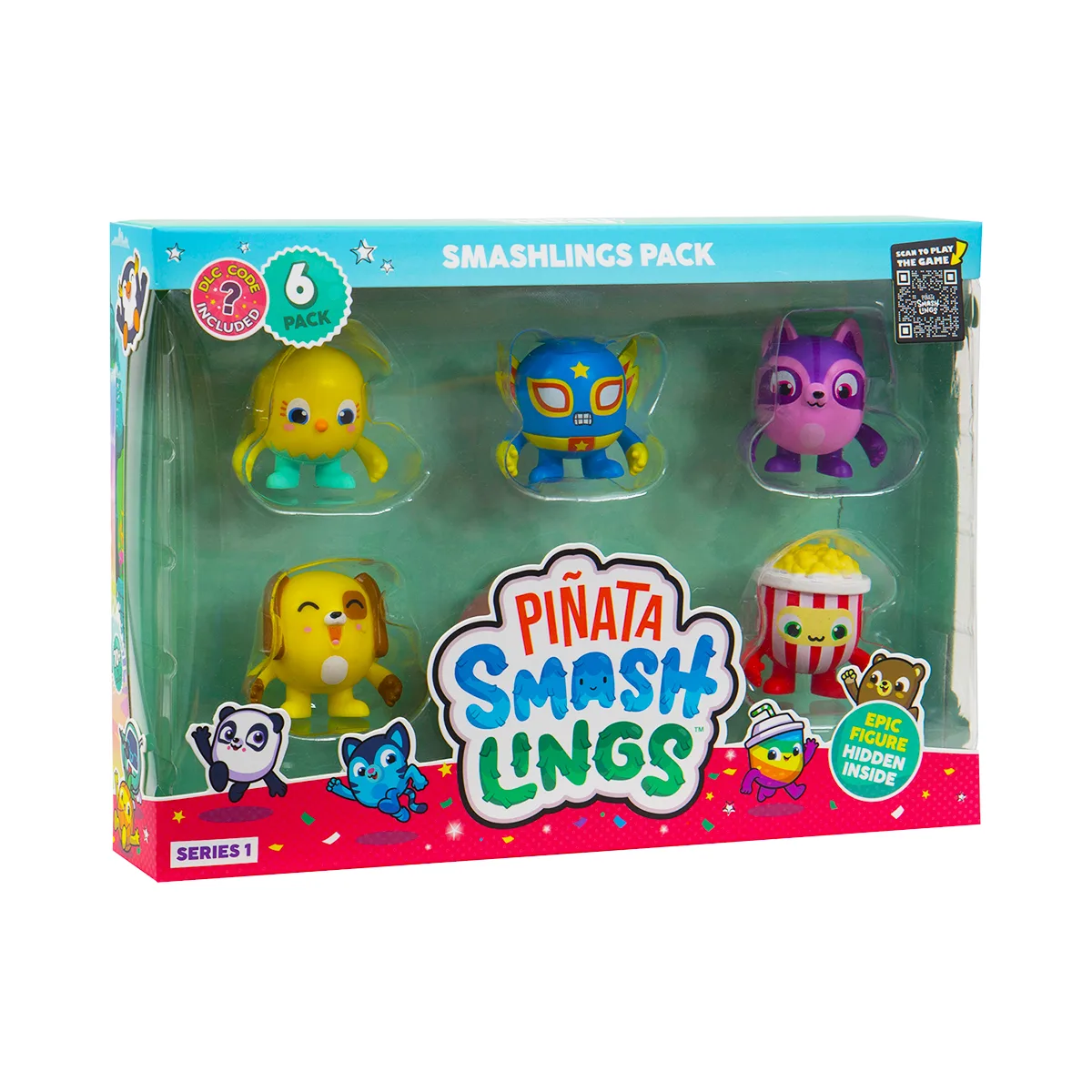 Набір фігурок Piñata Smashlings комбіновані матеріали 3,5 см барвисті герої