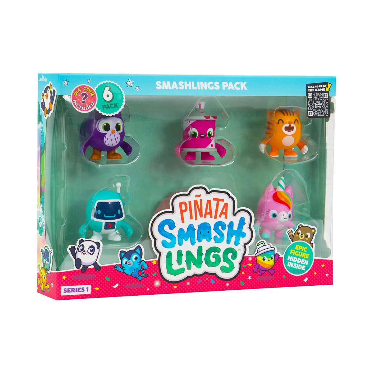Набір фігурок Piñata Smashlings комбіновані матеріали 3,5 см барвисті герої