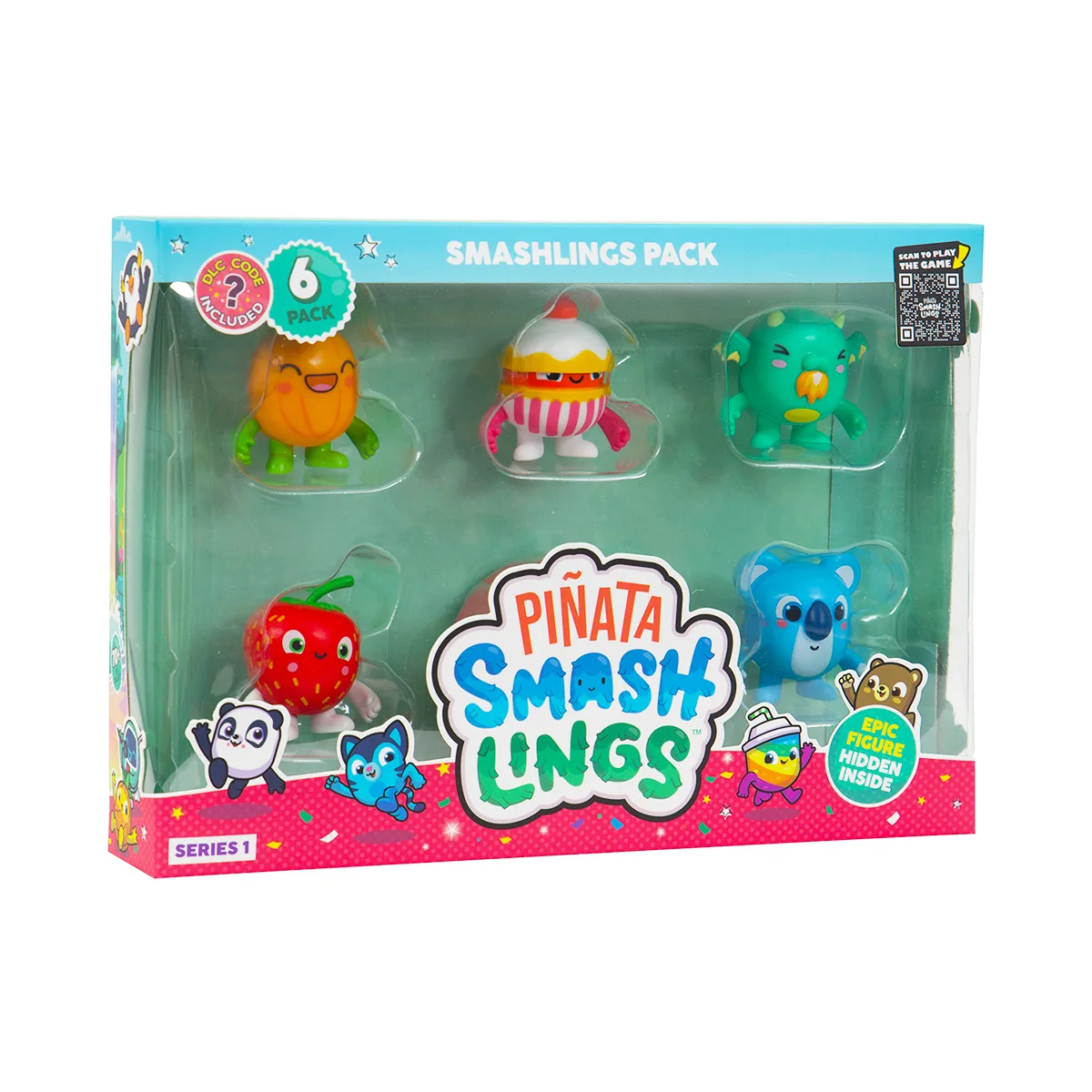 Набір фігурок Piñata Smashlings комбіновані матеріали 3,5 см барвисті герої