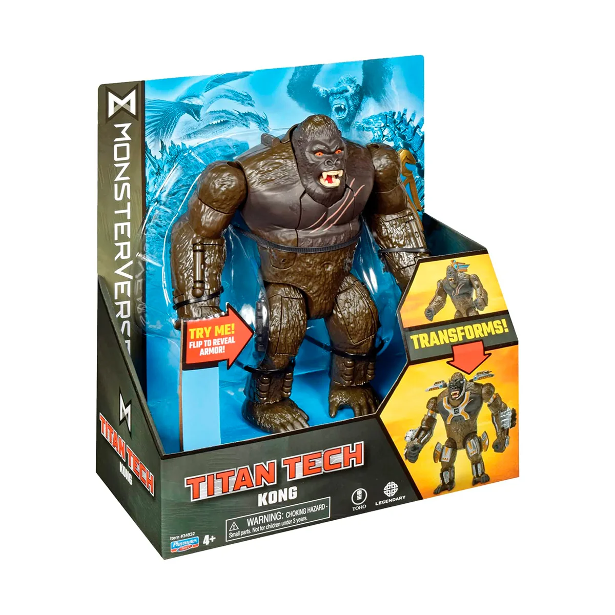 Фігурка Godzilla vs. Kong Titan Tech Конг полімер 20 см