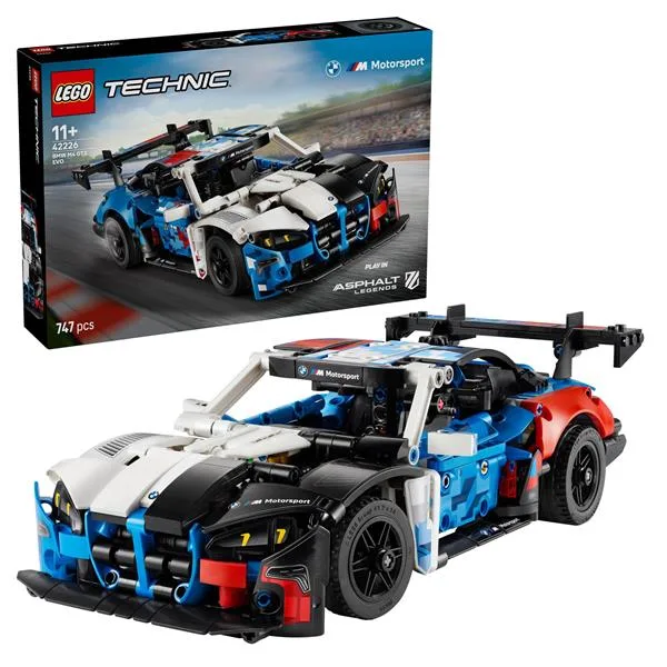 Конструктор LEGO Technic 747 деталей Автомобіль для перегонів BMW M4 GT3 EVO