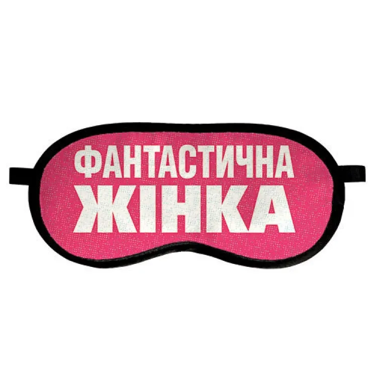 Маска для сна бархатистая 18,5х8,5 см розовая