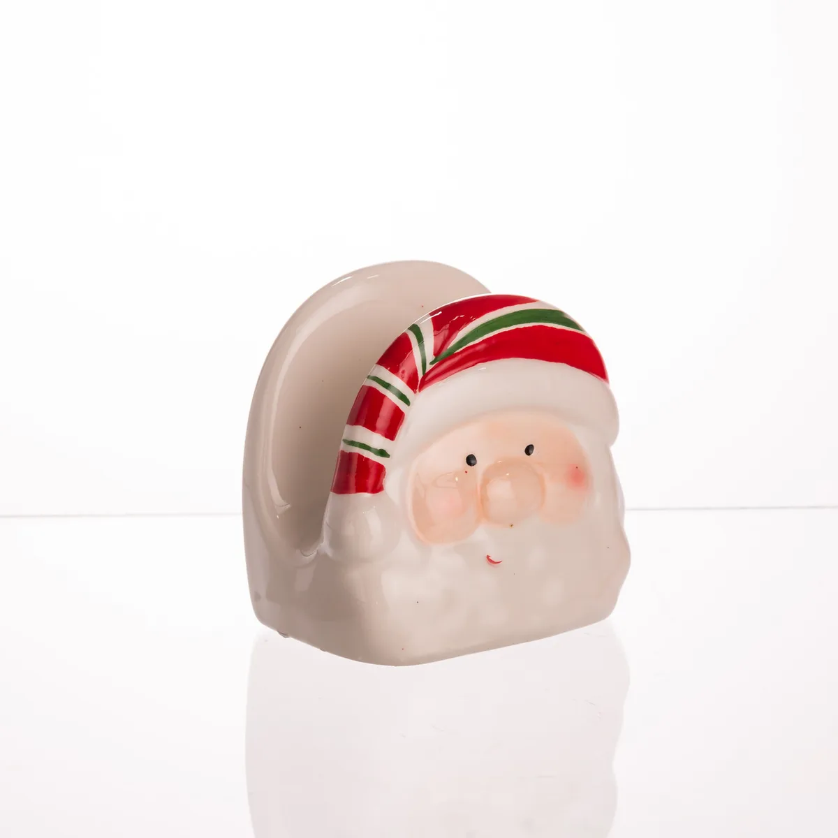 Серветниця порцелянова Santa 8х6х9 см різнокольорова